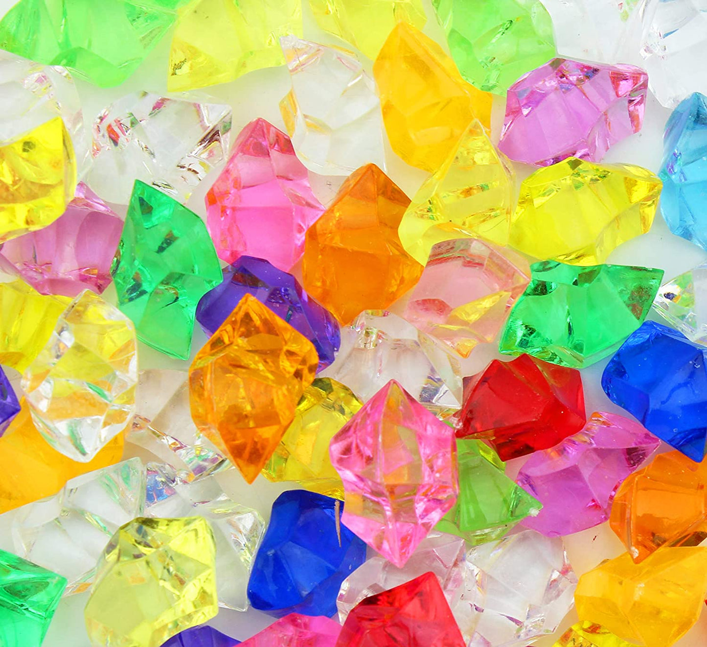 Wooden Pirate Treasure Chest with 240 Colored Jewels (Plastic Gems)